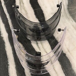 CASCADE GOALIE NECK PROTECTOR X 2! WORN HANDFUL OF TIMES - STEEP DISCOUNT